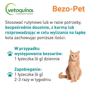 VETOQUINOL Care Bezo-Pet Nahrungsergänzungsmittel für Katzen 120g KN – Bild 4