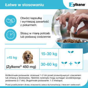 VETOQUINOL Zylkene 450mg 50 Kapseln – Bild 5
