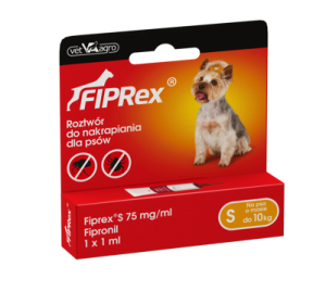 VET-AGRO Fiprex S do 10kg roztwór dla psów 1szt