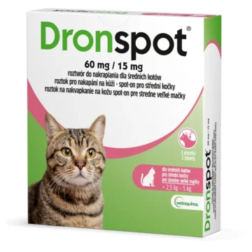 VETOQUINOL Dronspot Tropfen für Katzen von 2,5kg bis 5kg