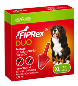VET-AGRO Fiprex DUO XL >40kg roztwór dla psów 4,02ml