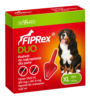 VET-AGRO Fiprex DUO XL >40kg roztwór dla psów 4,02ml