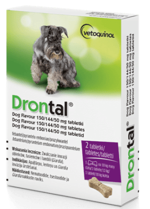 DRONTAL Dog Flavour 2 Tabletten zur Entwurmung Ihres Hundes