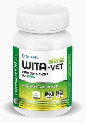 EUROWET vita-vet Haar (Fell, Haut) Katze 30 Tabletten
