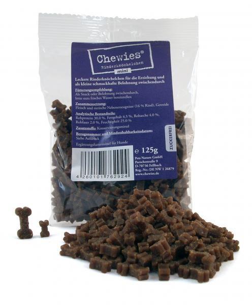 CHEWIES Rindfleischwürfel mini 125g