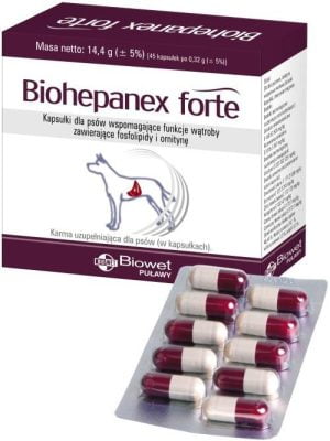 BIOWET Biohepanex forte 40 Kapseln