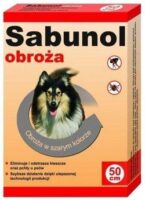 Sabunol Floh- und Zeckenhalsband für Hunde 50 cm grau