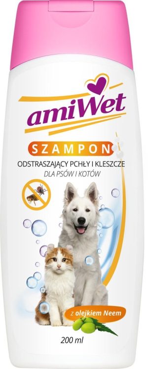 EUROWET AMIWET Floh- und Zeckenabwehrshampoo 200 ml