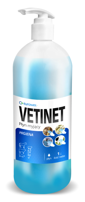 EUROWET VETINET 1L płyn myjący z dozownikiem