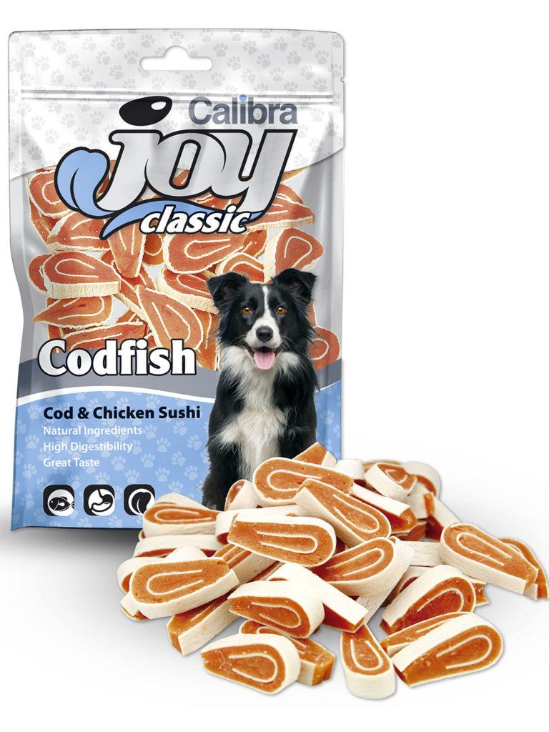 CALIBRA Joy Dog Classic Cod and Chicken Sushi