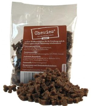CHEWIES Wildfleisch-Würfel mini 125g