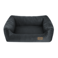 Recobed Welur PLUS Sofa grau M 80x65 cm