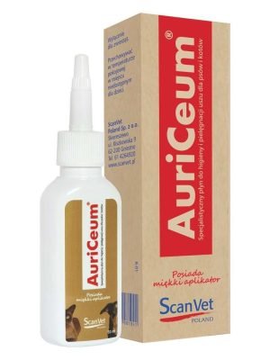 SCANVET AuriCeum 50ml Ohrflüssigkeit für Hund und Katze