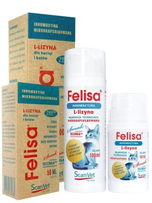 SCANVET Felisa Gel 100ml L-Lysin für Kätzchen und Katzen