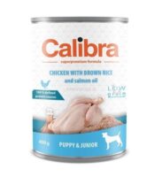 CALIBRA DOG PUPPY & JUNIOR CHICKEN MIT BRAUNREIS 400 g