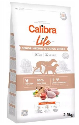 CALIBRA Dog Life Senior Medium und Large Huhn 2.5kg