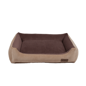 RECOBED Sofa sibirisch doppelt beige/braun l
