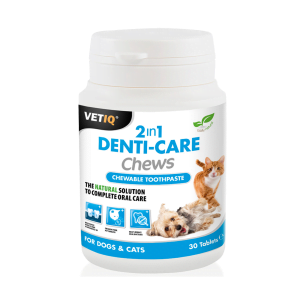 VETIQ 2in1 denti-care Zahnschutz 30 Kautabletten