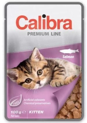CALIBRA Cat Premium Kätzchen Lachs 100g-Beutel
