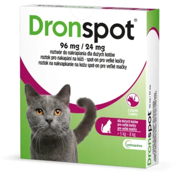 VETOQUINOL Dronspot Tropfen für Katzen 5kg bis 8kg