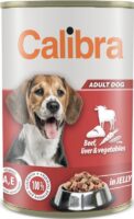 CALIBRA Dog Rinderleber und Gemüse 1240g Dose