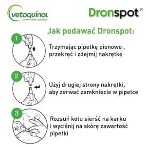 VETOQUINOL Dronspot Tropfen für Katzen 0,5kg bis 2,5kg – Bild 4