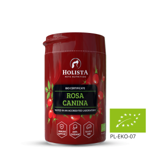 HOLISTA Bio Hagebutte für Hund und Katze 150g Hagebuttenfrucht – Bild 2