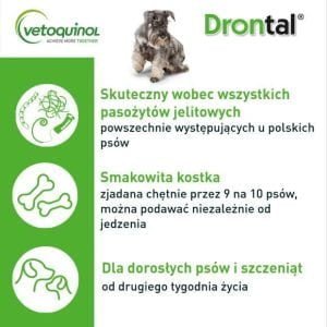 DRONTAL Dog Flavour 2 Tabletten zur Entwurmung Ihres Hundes – Bild 2