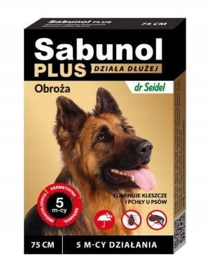 Sabunol Halsband plus 75cm