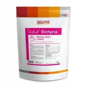 DOLFOS Biotin 1kg Pulver Gesunde Haut und Fell – Bild 2