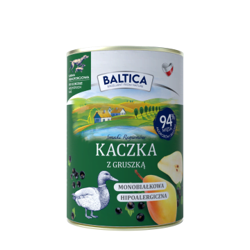 BALTICA Kaczka z gruszką 400g