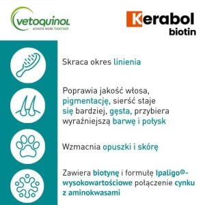 VETOQUINOL Kerabol Biotin Tropfen 50 ml – Bild 2