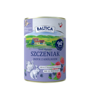 BALTICA Indyk z królikiem dla szczeniąt 400g