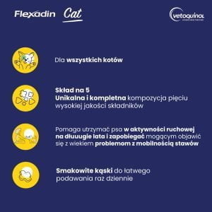 Flexadin Cat 60 Knüppel - Gelenkunterstützung für Katzen – Bild 3