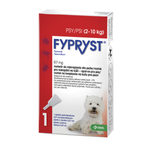 KRKA fyprist 67mg 2-10kg Hund 1 Pipette