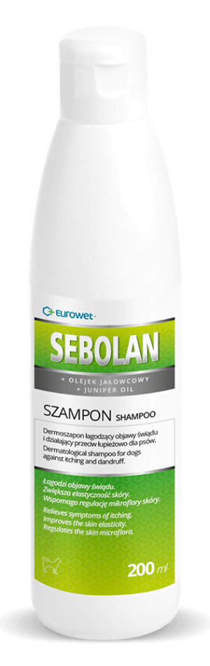 EUROWET Sebolan 200 ml Szampon przeciwświądowy