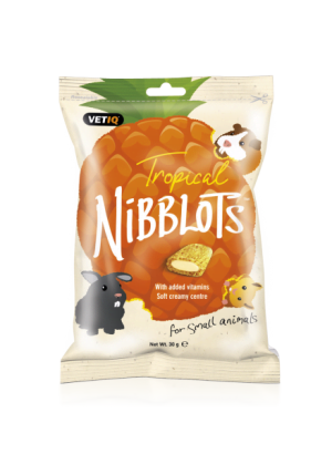 VETIQ Nagetier-Leckerbissen tropische Früchte Nibblots Kleintiere 30g