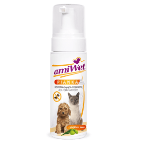 Amiwet Pianka odstraszająca pchły i kleszcze 150ml