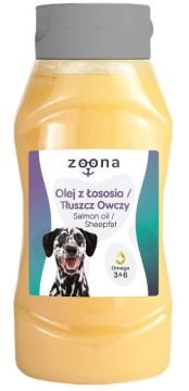 ZOONA Olej z Łososia/Tłuszcz Owczy 500ml