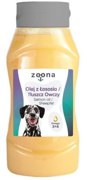 ZOONA Olej z Łososia/Tłuszcz Owczy 500ml