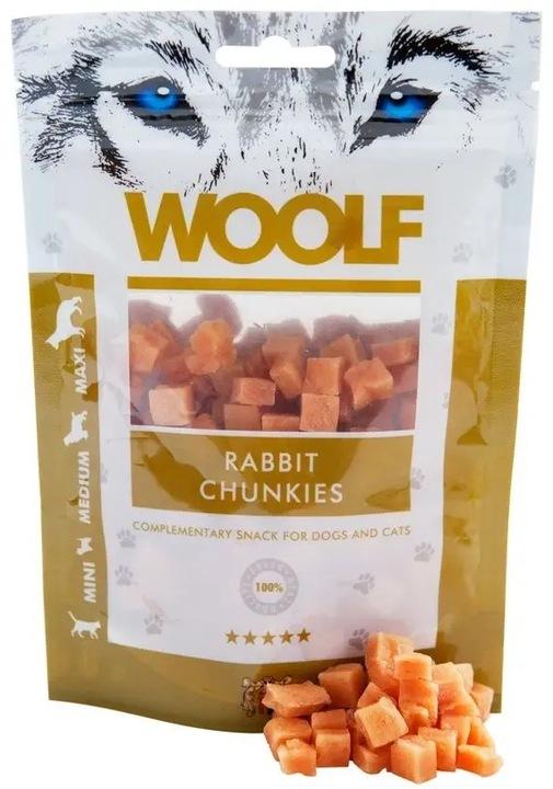 WOOLF Rabbit Chunkies przysmak 100g
