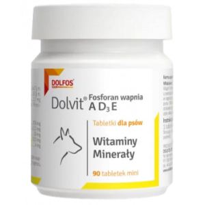 DOLFOS Fosforan Wapnia AD3E 90 tabletek Mini