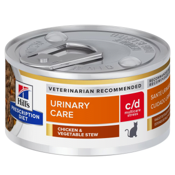 HILL'S Urinary Care Multicare Stress c/d kot 82g gulasz