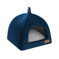RECOBED Veloursbox navy blau s