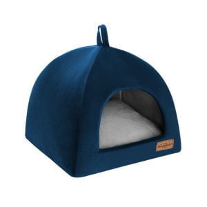 RECOBED Veloursbox navy blau s