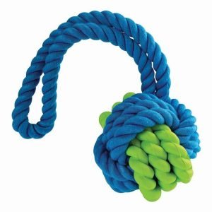 HIPHOP Tug mit geflochtenem Ball aus Gummi und Baumwolle 9.5/31cm