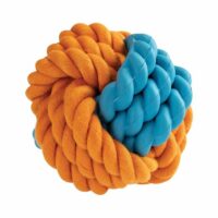 HIPHOP Geflochtener Gummi- und Watteball 8cm