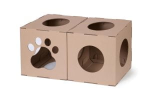 Carton+pets Twins zwei Module aus Karton