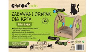 Carton+pets Fun Park Spielzeug und Kratzbaum aus Pappe – Bild 2