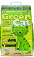 GREEN CAT Natürliches getreidehaltiges klumpendes Katzenstreu 24 Liter